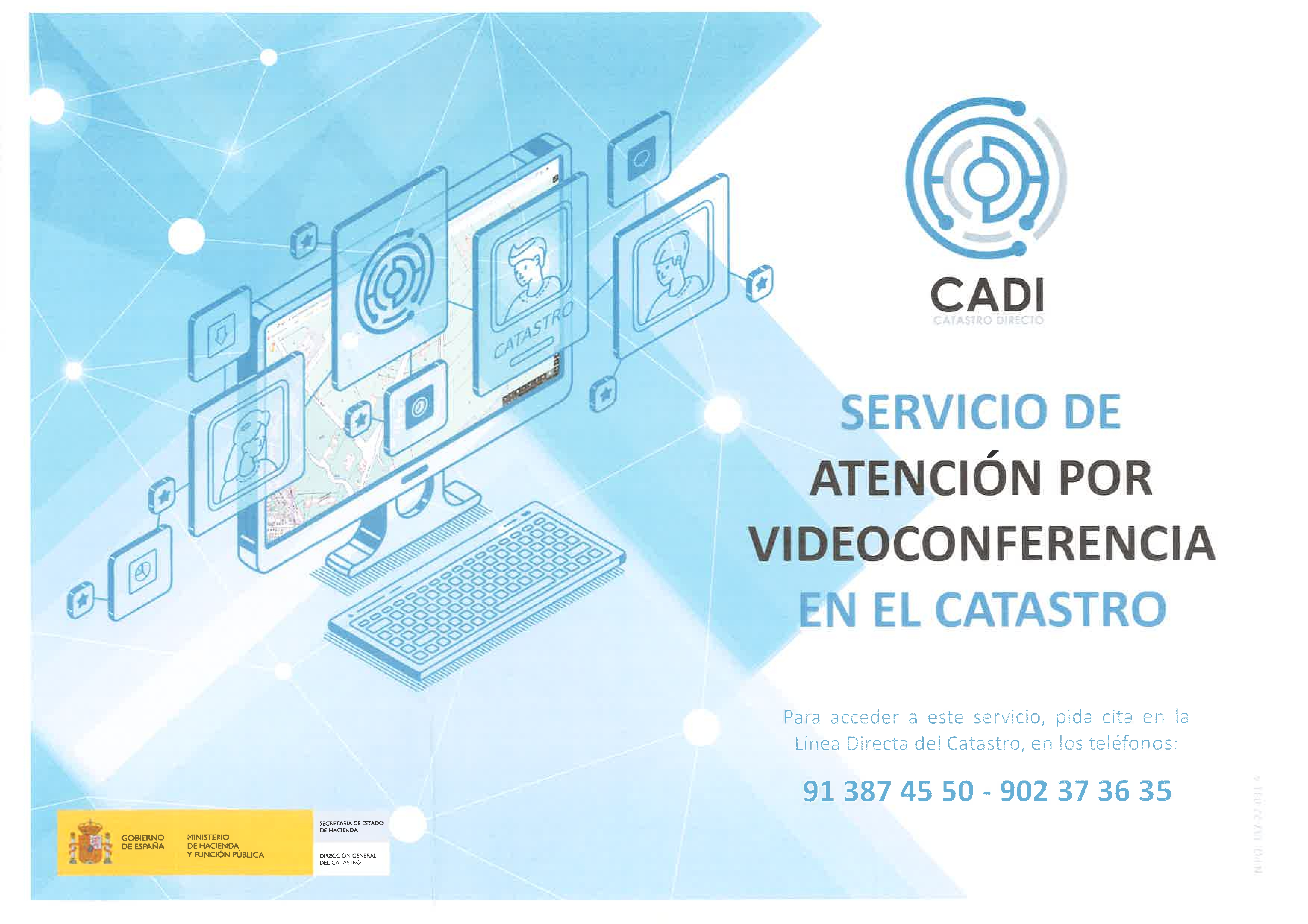 Nuevo canal de atención del Catastro por Videoconferencia